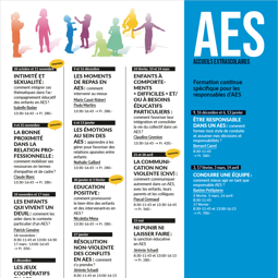 Programme AES 2026–2027