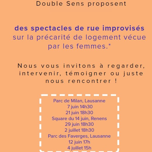 Visuel Flyer Spectacle De Rue